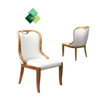 China Solid Wood Furniture Luxury Hotel Strong And Durable Banquet For Dining Chair for sale