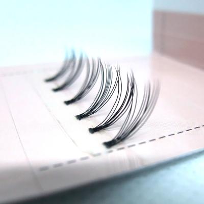 China Full Volume 0.07mm 0.1mm Premade Fans Lashes Free Natural Samples Handmade Volume Lashes False Eyelashes False Eyelashes for sale