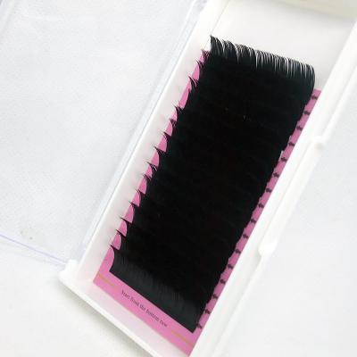 China Custom Wholesale Natural Long False Mink Volume Eyelash Extensions Private Packing Eyelash Mark Flat Lashes for sale