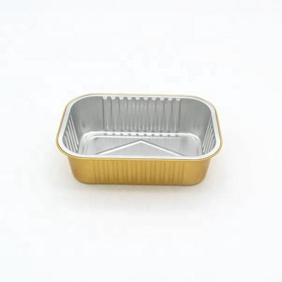 China Disposable Smooth Aluminum FoodCooking Wall 550ml Party Grill Tray for sale