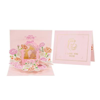 China China 3d Mother's Greeting Pop Up Cards For Mum for sale