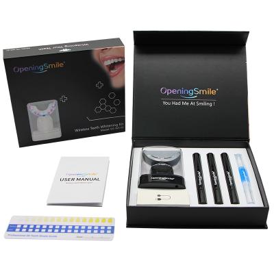 China OEM Rechargeable Cordless LED Teeth Whitening Kits With Private Label Teeth Whiten Pen Tooth Whitening Gel 20*17.5*4 for sale