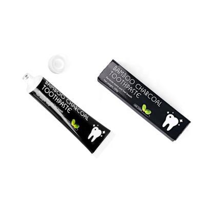 China Nature Top Selling 100% Bamboo Charcoal Whitening Organic Toothpaste Toothpaste To Remove Yellow Teeth Private Label for sale