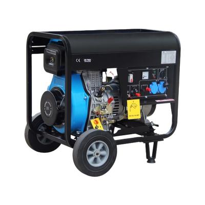 China BD-8000A portable hot sale cheap portable diesel welding generator 50hz with low price for sale