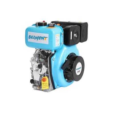 China BJM178F Start 1 Cylinder Lightweight Electric Air Cooled 4KW 5HP 5.5HP 3000RPM 3600RPM Diesel Engine for sale