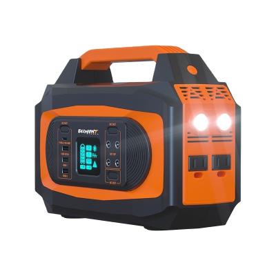 China Portable Outdoor 500W 2000W Solar Generator With AC Outlet / 2 DC Ports / 3 USB Ports 110V for sale