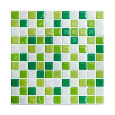 China Modern Easy Installation Waterproof Skin And Stick Tiles 3d Self Adhesive Vinyl Tiles for sale