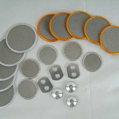 China Stainless Steel Ss 304 316L Round Plastic Extruder Plain/Twill/Dutch Woven Filter Wire Mesh Disc for sale