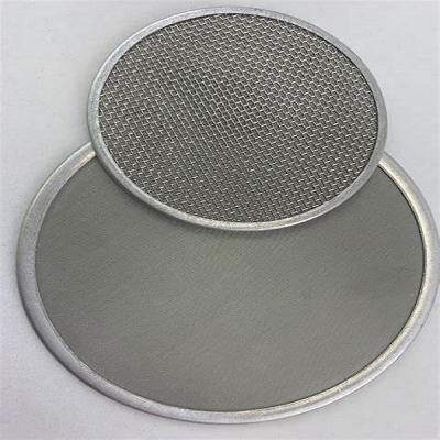 China OEM Stainless Steel Woven Wire Mesh Extruder Screen Filter Disc for sale