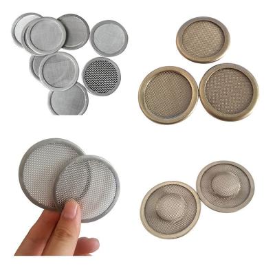 China 304 316 310S Stainless Steel Wire Mesh Cut Circles Round Screen Filter Disc for sale