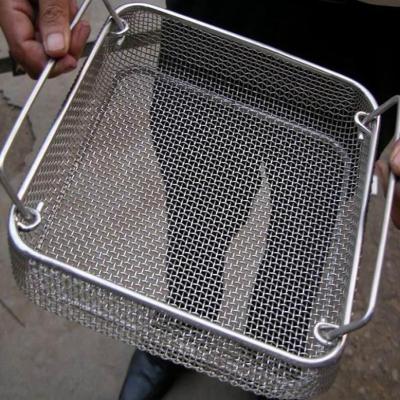 China Wire Mesh Basket/Kitchen Basket/ Fried Basket/Disinfection Basket for sale