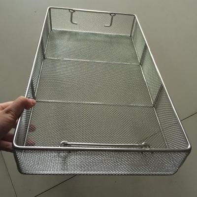 China 304 or 316 Stainless Steel Basket/ Stainless Steel Woven Mesh Basket for sale