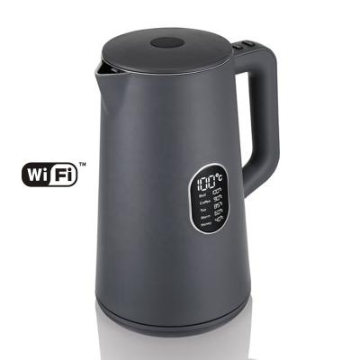 China 360 Degree Rotation Base New In Kitchen Appliances Temperature Control Digital Wifi Smart Electric Kettle for sale