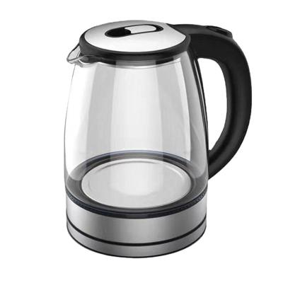 China 360 degree rotation base new in hot sales 1.7L 360 degree base cordless electric glass kettle electric kettle for sale