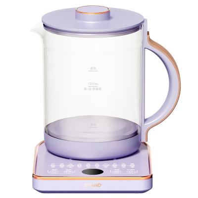 China 1.6L 220V 360 Degree Rotation Base New In Hotel Household Appliances Electric Electric Tea Kettle Glass Water Kettle for sale