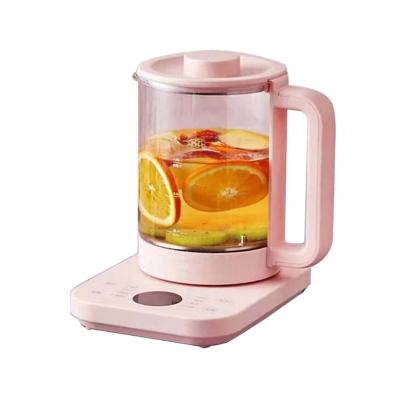 China 360 Degree Rotation Low Cool Glass Kettle Electric Tea Kettle Ware Kitchen Appliances With Glass Teapot Electric Glass Kettle for sale