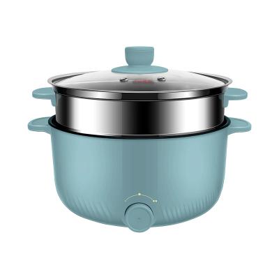 China New Design Multifunctional 3L Appliance Household Multifunctional Soups Cooking Steamer Pot Cooking Electric Hot Pot Pan Electric Hot Pot for sale