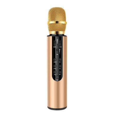 China Nice Design M6 BT 5.0 Patent USB Studio Recording Studio Recording Condenser Blue-tooth Karaoke Wireless Blue Tooth Wireless Speaker Functional Microphone for sale