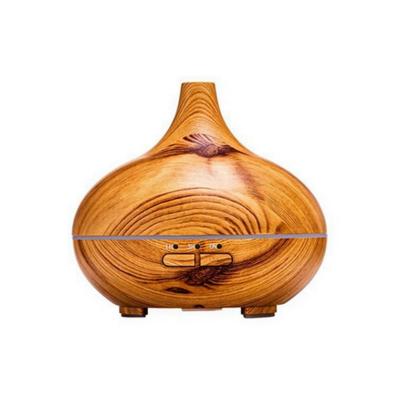 China Household New product ideas 2021 air humidifier car charger Natural Wood Grain Ultrasonic Aroma Humidifier for sale