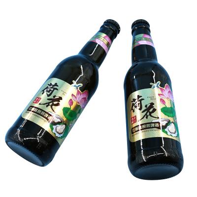 China Brew Water Barley Malt Wheat Sprouts Yeast Hops Oyster Peptide Factory Supply Hot Price 330ml Bottle Beer for sale