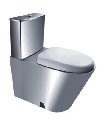 China Double-Flow Factory Supply And Widely Used Durable Stainless Steel WC Toilet Bowl for sale