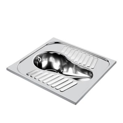 China Without Fender Wholesale WC High Quality Squat Pan, Stainless Steel Squat Pan for sale