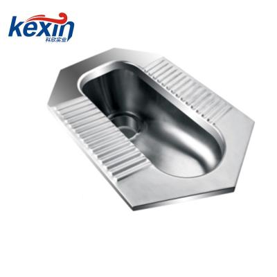 China Without Fender New Style Wholesale Squat Toilet Stainless Steel Pan for sale