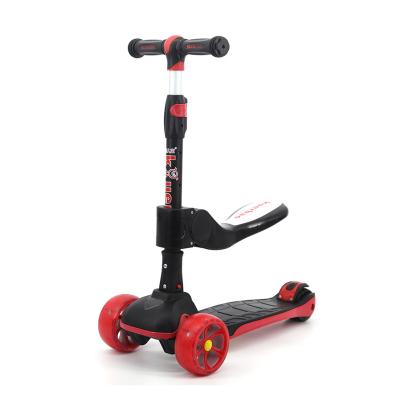 China Yongkang good quality three wheel child scooter 2020 child stand up kick kids scooter for sale kids scooter with seat for sale