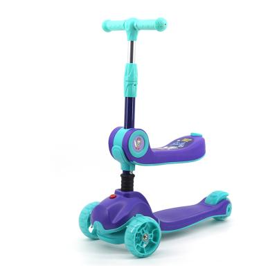 China Child QIYI ride scooters 3 wheel adult kick scooter / 2020 new 5 in 1 kids kick scooter with seat / mini scooty baby foldable scooter for sale