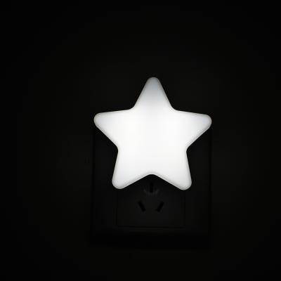 China Modern ABS Cute Stars Shape Kids Led Plug In Night Light For Bedroom for sale