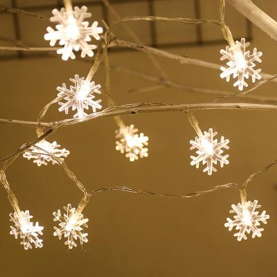 China Modern Outdoor Garden Snowflake LED Night Light Christmas Light String Decoration Light for sale