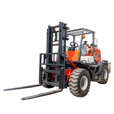 China food & Beverage Factory Hot Selling Four Wheel Drive Small Off Road Transport Forklift Articulated Lifting Machine for sale