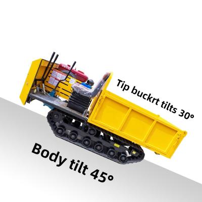 China Factory direct sale high dump hydraulic crawler dumper all terrain crawler transport truck for farm for sale