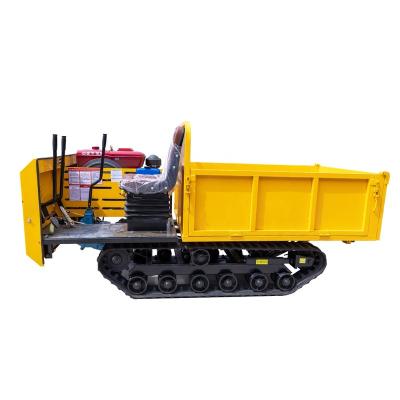 China Hydraulic dumper manufacturer sells automatic mini track dumper truck diesel crawler crawler dumper loader for cheap for sale