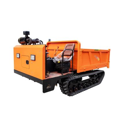 China Dump factory direct sales Hydraulic low speed crawler dumper all terrain transport crawler offroad truck for farm for sale