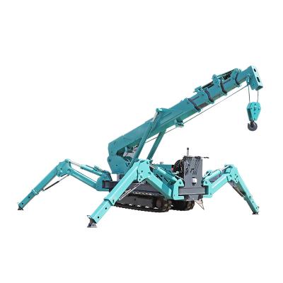 China Crawler Type TRUCK CRANE Diesel Mini Spider 3ton Cranes Lifting Construction Mobile For Removing Cranes for sale