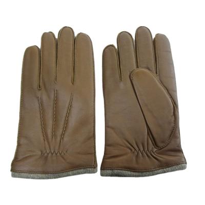 China Wholesale Comfortable Classic Mens Leather Gloves Genuine Leather Gloves for sale