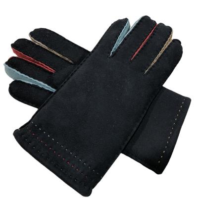 China Fashion Soft Comfortable Winter Fashion Shearling Hand Shearling Classic Gloves for sale