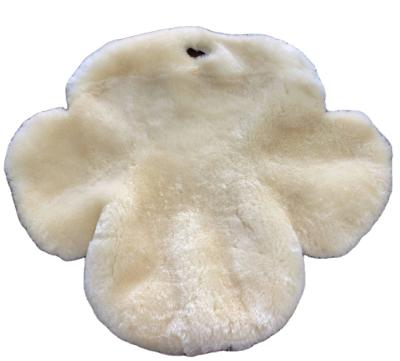 China Custom Saddles Merino Wool Comfortable High Density Western Fur Shearling Pads Sheepskin Horse Saddle Pad For Horse Harness for sale