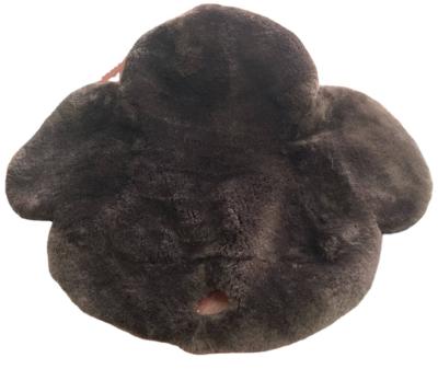 China Comfortable High Density Custom Shearling Fur Saddles Pads Sheepskin Horse Saddle Pad For Horse Harness for sale