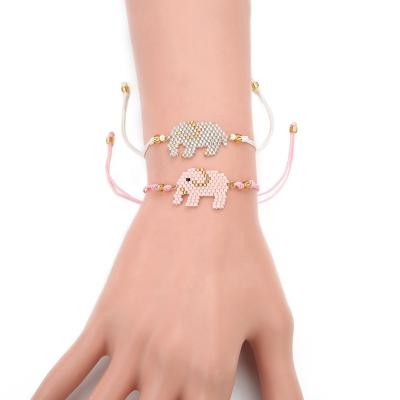 China Bohemian moyamiya mufc pulsera elephant bracelet miyuki beads friendship bracelet children's jewelry accessories statement for sale