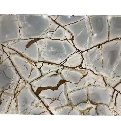 China Modern Luxury Natural Stone Brazil Roma Quartzite For Home Decoration blue for sale