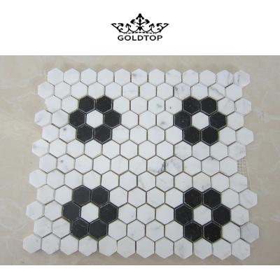 China Parquet LCL DDP Hexagon Mosaic Slabs, Hexagonal Mosaic, Mosaic Hexagon for sale