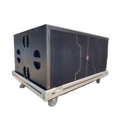 China Active & Passive NO Dual 18 inch 3200w pro bass professional Ti subwoofer audio sound system PA speaker for sale