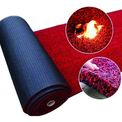 China Dustproof PVC Car Mat In Roll , Machine Pvc Car Mat High Pile Coil Mat for sale