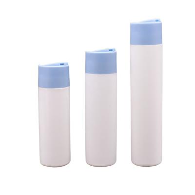 China Soft Touch Customized Empty Lotion Bottles 200ml 250ml 300ml With Disc Press Top Cap For Hair Care Shampoo Plastic Printing Bottle for sale