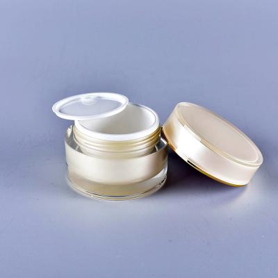 China 50ml Luxury High Quality Acrylic Cosmetic Jar Eye Cream Cream Jar for sale