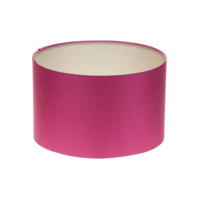 China 2020 Contemporary New Style Decorate Customized Pink Champagne Inner Drum Brushed Lamp Shade, Factory Wholesale Price Cheap Satin Lamp Shade for sale