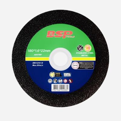 China Metal& Best Inox Price 180*1.6mm Cutting Discs 7 Inch Grinding Wheel For Grinding Metal And Inox for sale