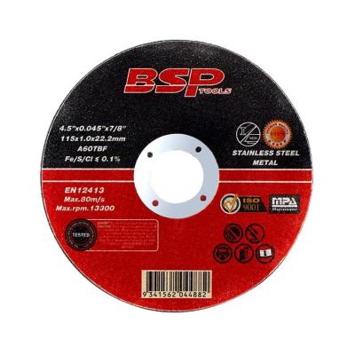 China Polish Reinforce Concrete Grinding Cutting Wheel 115 Mm Sanding Disc 22mm For Cutting Inox for sale